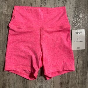 NWT Fleo True High Waist Hot Pink Shorts Size XS